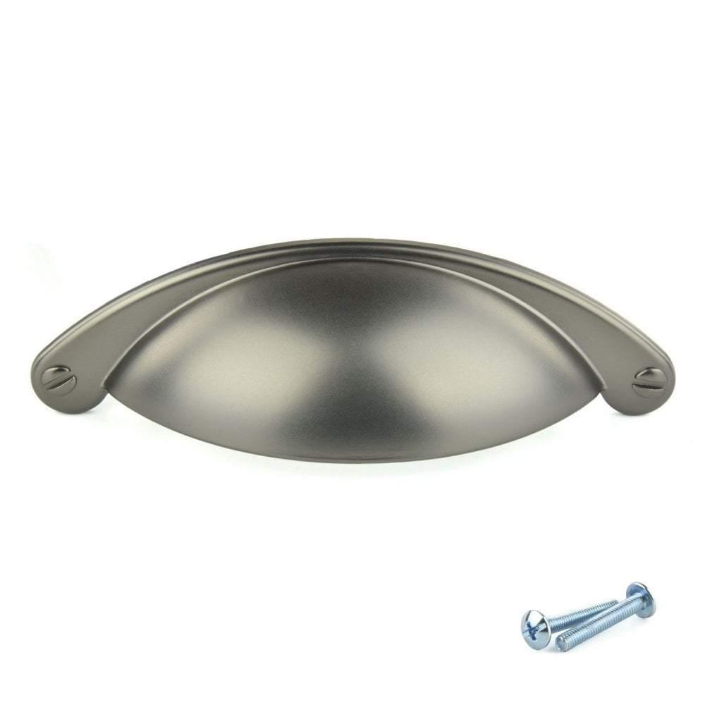 Satin Black Drawer Cup Pull Handle M4TEC Forfar Z3