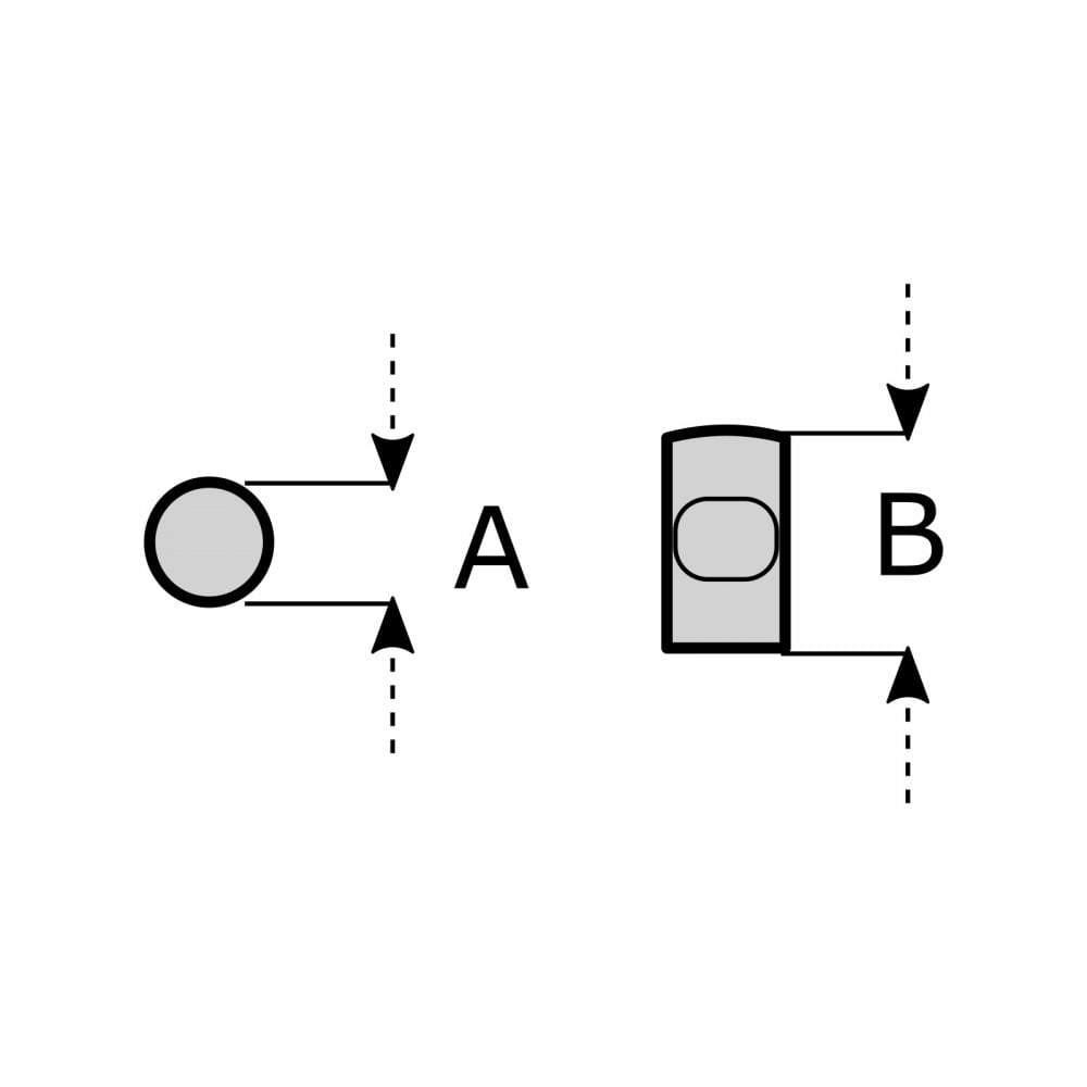 Stainless Steel Cupboard Knob Cabinet Handle Door, Drawer & Cupboard M4TEC Rosemarkie R4