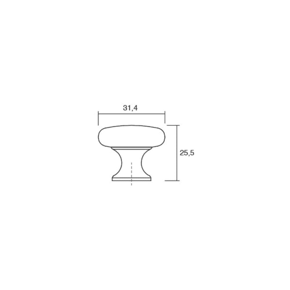 Viefe Duke Cupboard Door Knob Cabinet Handle Renton VC4