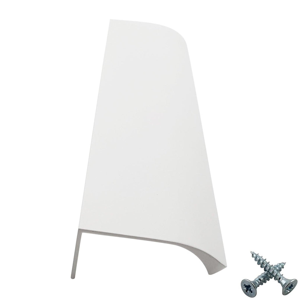 White Aluminium Cabinet Handle – Modern Cupboard, Drawer & Door Pull (Pack of 10)