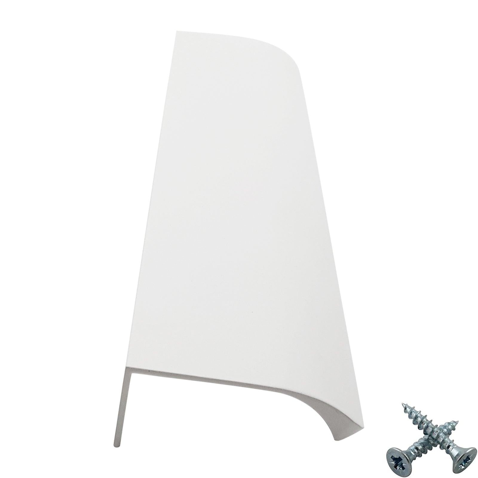 White Aluminium Cabinet Handle – Modern Cupboard, Drawer & Door Pull (Pack of 10)