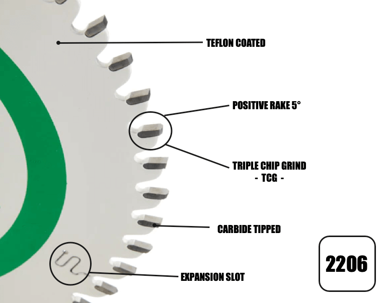 TS55/TSC Ultimate Pack (12, 24, 48T & 48 Tooth TCG 2.2mm) Circular Saw Blade - 2444 C3