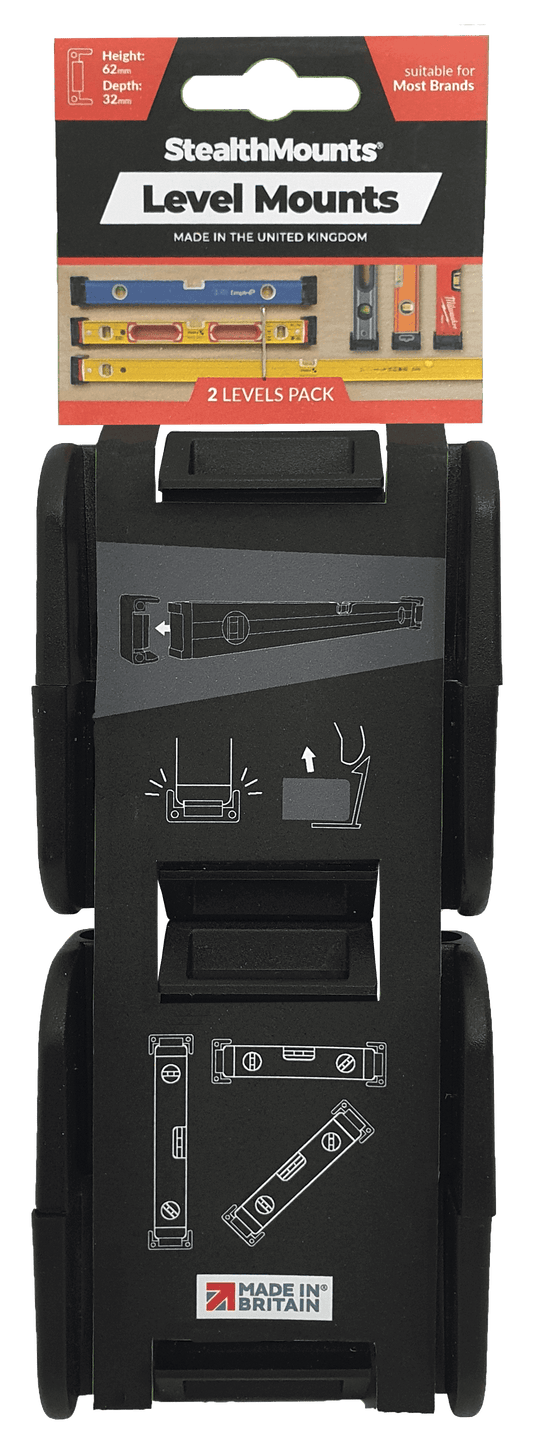StealthMounts Pack for 2 Levels includes 4 Mounts - Suitable for van and workshop use (SM20)