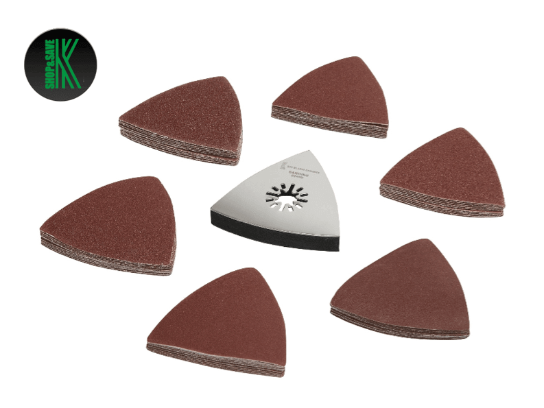 Sanding Attachment 80mm x 80mm + Sanding Sheets - 5599