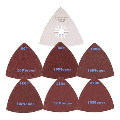Sanding Attachment 80mm x 80mm + Sanding Sheets - 5599 -  Shop Key Blades & Fixings | Workwear, Power tools & hand tools online - Key Blades & Fixings Ltd